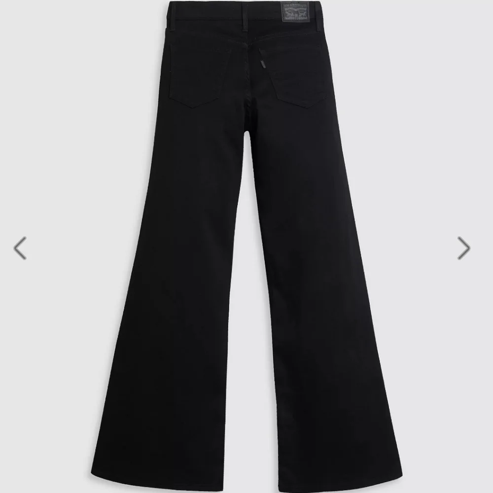 Black Flare Wide Leg Levi's Jeans